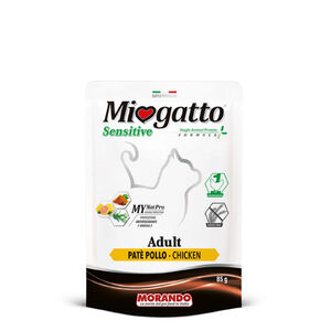 Miogatto Cat Adult Sensitive Pat&eacute; Chicken 85g 